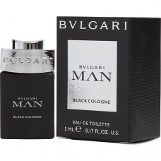 BVLGARI MAN BLACK COLOGNE by Bvlgari EDT .17 OZ MINI