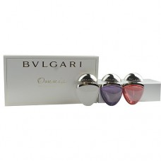 BVLGARI OMNIA VARIETY by Bvlgari 3 PIECE WOMENS MINI VARIETY WITH OMNIA CRYSTALLINE & OMNIA AMETHYSTE & OMNIA CORAL AND  ALL ARE EDT SPRAYS .5 OZ