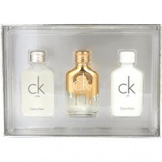 CALVIN KLEIN VARIETY by Calvin Klein 3 PIECE UNISEX MINI VARIETY WITH CK ONE & CK ONE GOLD & CK ALL AND ALL ARE .33 OZ MINI