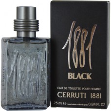 CERRUTI 1881 BLACK by Nino Cerruti EDT SPRAY .84 OZ