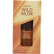 COTY WILD MUSK by Coty CONCENTRATE COLOGNE SPRAY 1 OZ