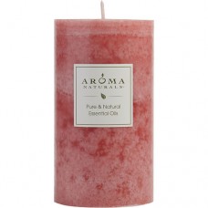 ROMANCE AROMATHERAPY by Romance Aromatherapy ONE 2.75 X 5 inch PILLAR AROMATHERAPY CANDLE.  COMBINES THE ESSENTIAL OILS OF YLANG YLANG & JASMINE TO CREATE PASSION AND ROMANCE.  BURNS APPROX. 70 HRS.