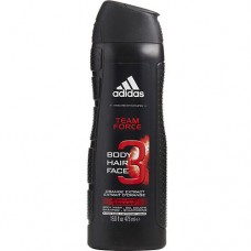ADIDAS TEAM FORCE by Adidas 3 IN 1 FACE AND BODY SHOWER GEL 16 OZ