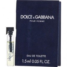 DOLCE & GABBANA by Dolce & Gabbana EDT VIAL ON CARD