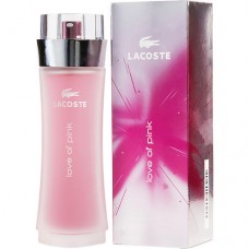 LOVE OF PINK by Lacoste EDT SPRAY 3 OZ