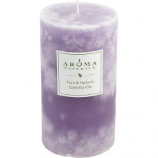 SERENITY AROMATHERAPY by Serenity Aromatherapy ONE 2.75 X 5 inch PILLAR AROMATHERAPY CANDLE.  COMBINES THE ESSENTIAL OILS OF LAVENDER AND YLANG YLANG TO ENHANCE INNER BALANCE AND WELL-BEING.  BURNS APPROX. 70 HRS.