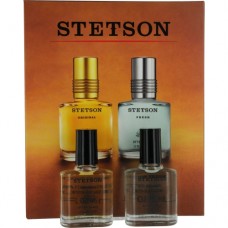 STETSON VARIETY by Coty 2 PIECE VARIETY WITH STETSON AFTERSHAVE .5 OZ & STETSON FRESH AFTERSHAVE .5 OZ