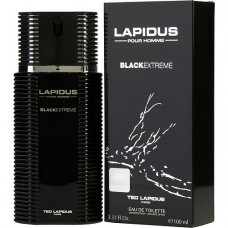 LAPIDUS POUR HOMME BLACK EXTREME by Ted Lapidus EDT SPRAY 3.3 OZ