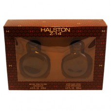 HALSTON Z-142 PC. GIFT SET ( COLOGNE SPRAY 4.2 oz + AFTERSHAVE 4.2 oz)