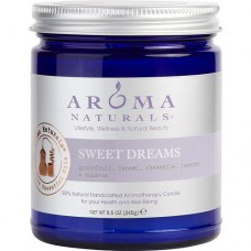 SWEET DREAMS AROMATHERAPY by  ONE 3 X 3 inch JAR AROMATHERAPY CANDLE.  COMBINES THE ESSENTIAL OILS OF GRAPEFRUIT, FENNEL, CHAMOMILE, LAVENDER & OAKMOSS.  BURNS APPROX. 50 HRS.