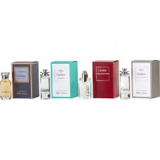 CARTIER VARIETY by Cartier 4 PIECE MINI VARIETY SET WITH DECLARATION EDT & L'ENVOL DE CARTIER EDP & EAU DE CARTIER EDT & EAU DE CARTIER CONCENTREE EDT AND ALL ARE MINIS