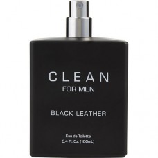 CLEAN BLACK LEATHER by Dlish EDT SPRAY 3.4 OZ *TESTER