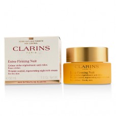 Clarins by Clarins Extra-Firming Nuit Wrinkle Control, Regenerating Night Rich Cream - For Dry Skin --50ml/1.6oz