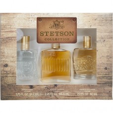 STETSON VARIETY by Coty 3 PIECE VARIETY WITH STETSON COLOGNE 2.25 OZ & STETSON RICH SUEDE COLOGNE 2 OZ & STETSON FRESH COLOGNE 1.75 OZ