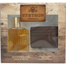 STETSON by Coty COLOGNE 2.25 OZ (EDITION COLLECTOR'S BOTTLE) & WALLET